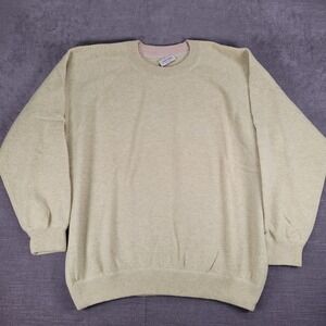 Gran Sasso Merino Cashmere Italy Sweater Knit Pullover‎ Long Sleeve Casual Sz Lg